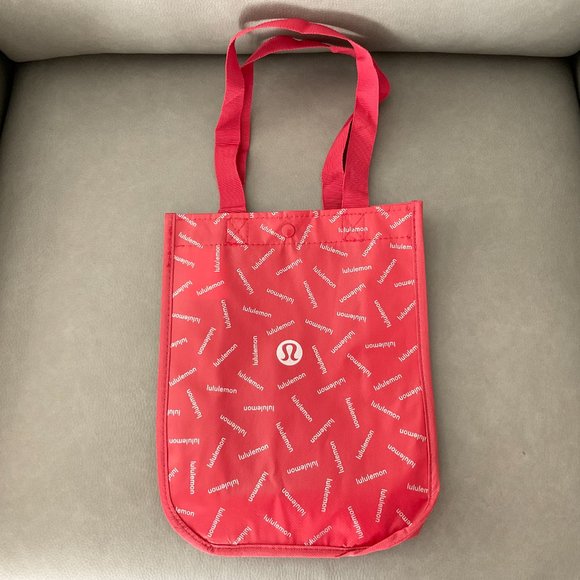 NEW Lululemon Limited Edition Red & Silver Small Tote Bag - Picture 8 of 8